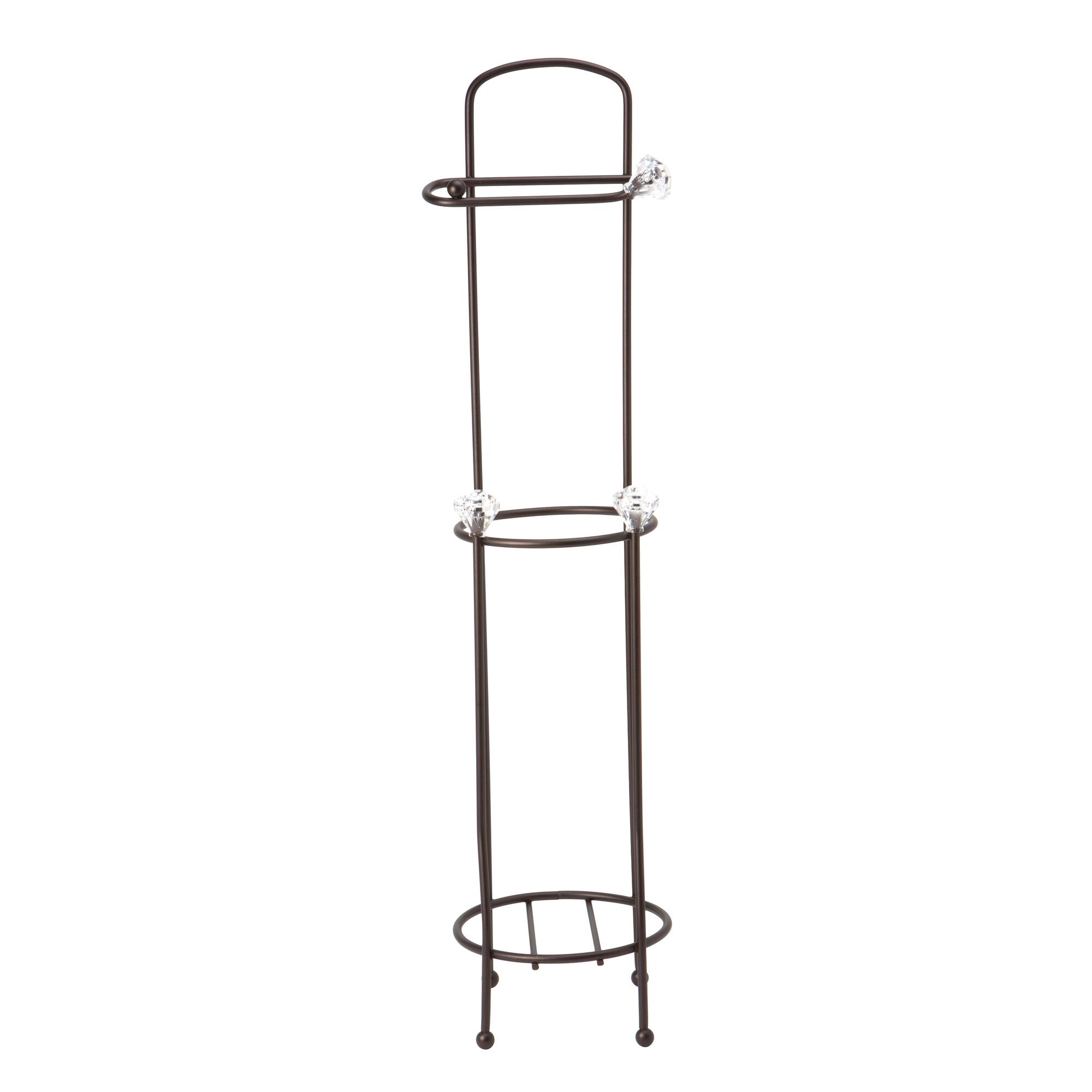 Bath Bliss Oil Rubbed Bronze Toilet Paper Organizer & Dispenser